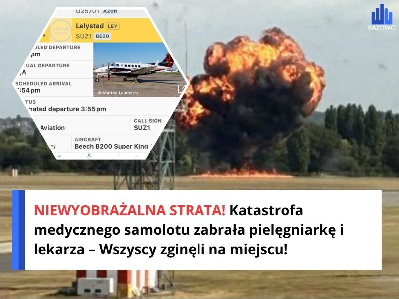 NIEWYOBRAŻALNA STRATA! Katastrofa medycznego samolotu zabrała pielęgniarkę i lekarza – Wszyscy zginęli na miejscu!